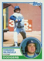 1983 Topps #40 Fernando Valenzuela Baseball Card