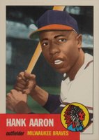 1991 Topps Archives 1953 Reprints #317 Hank Aaron Baseball Card