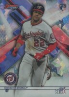 2018 Bowman's Best #29 Juan Soto Atomic Refractor Baseball Card