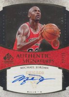 2005 SP Signature Authentic Signature #AS-MJ Michael Jordan Gold Basketball Card