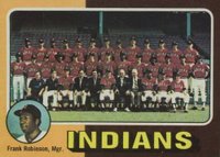 1975 Topps #331 Cleveland Indians Team Baseball Card