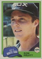 1981 Topps #442 Ron Pruitt Baseball Card