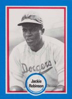 1976 Shakey's Pizza Hall of Fame #88 Jackie Robinson Baseball Card
