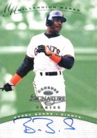 1997 Donruss Signature Millennium Marks # Barry Bonds Baseball Card