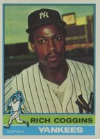 1976 Topps #572 Rich Coggins Baseball Card