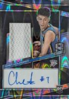 2022 Panini Spectra #244 Chet Holmgren Jersey Autograph-Supernova Basketball Card