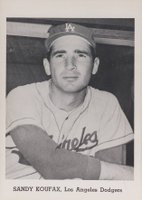 1962 Jay Publishing Photos-Type 2 # Sandy Koufax Portrait, Pose to Waist, Arms Crossed Baseball Card