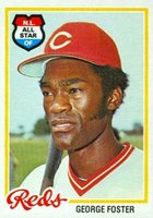 1978 Topps #500 George Foster Baseball Card