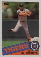 1985 Topps #480 Lou Whitaker Baseball Card