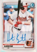 2020 Bowman Draft Chrome Draft Picks Autographs #CDAHK Heston Kjerstad Refractor Baseball Card