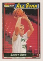1992 Topps Gold #100 Larry Bird Basketball Card