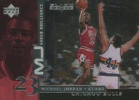 1998 Upper Deck Black Diamond Sheer Brilliance #SB16 Michael Jordan Sheer Brilliance Basketball Card