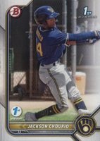 2022 Bowman 1st Edition #BPPF79 Jackson Chourio Baseball Card
