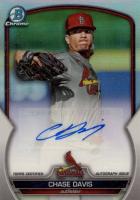 2023 Bowman Draft #BDC48 Chase Davis Chrome-SP-Autograph Baseball Card