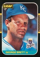 1987 Leaf #96 George Brett Baseball Card