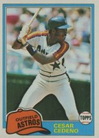 1981 Topps #190 Cesar Cedeno Baseball Card