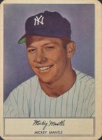 1953 Stahl-Meyer Franks # Mickey Mantle Baseball Card
