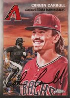 2023 Topps Chrome Platinum Anniversary 1954 Topps Chrome City Variations #45 Corbin Carroll Baseball Card