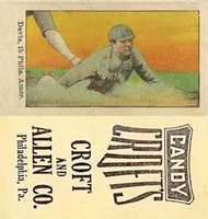 1909 Croft's Candy # Harry Davis Baseball Card