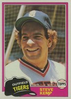 1981 Topps #593 Steve Kemp Baseball Card