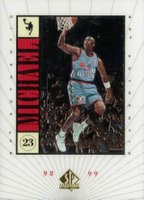 1998 SP Authentic Michael #M9 Michael Jordan Basketball Card