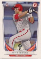 2014 Bowman Draft Picks #DP122 Rhys Hoskins Baseball Card