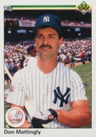 1990 Upper Deck #191 Don Mattingly No Copyright Baseball Card