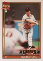 1991 Topps Tiffany #422 Rick Reuschel Baseball Card