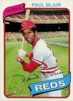 1980 Topps #281 Paul Blair Baseball Card
