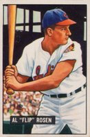 1951 Bowman #187 Al Rosen Baseball Card