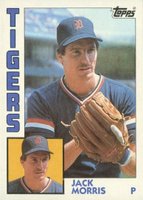 1984 Topps #195 Jack Morris Baseball Card