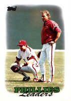 1988 Topps Tiffany #669 Phillies Leaders Baseball Card