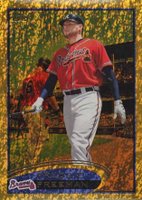 2012 Topps #215 Freddie Freeman Gold Sparkle Baseball Card