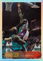 1996 Topps Chrome #217 Ray Allen Refractor Basketball Card
