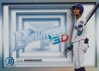 2022 Bowman Chrome Bowman in 3-D! #B3D16 Julio Rodriguez Baseball Card