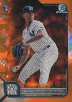 2022 Bowman Chrome Sapphire Edition #78 Luis Gil Orange Baseball Card