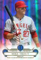 2014 Topps Tribute #33 Mike Trout Blue Baseball Card