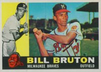 1960 Topps #37 Bill Bruton Baseball Card