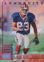1998 Leaf R & S #40 Andre Reed Longevity-Holofoil Football Card