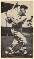 1936 Goudey Premiums-Type 1-Wide Pen # Lonnie Frey Batting Baseball Card