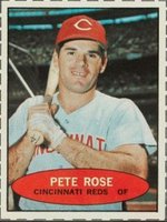 1971 Bazooka No Number # Pete Rose Baseball Card