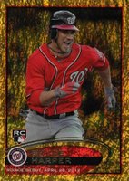 2012 Topps Update #US183 Bryce Harper Gold Sparkle Baseball Card