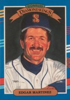 1991 Donruss #16 Edgar Martinez Diamond Kings Baseball Card
