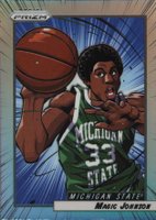 2022 Panini Prizm Draft Picks Manga #MANMJ Magic Johnson Basketball Card