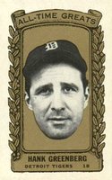 1963 Bazooka All-Time Greats #19 Hank Greenberg Silver Baseball Card