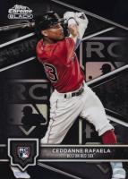 2024 Topps Chrome Black #57 Ceddanne Rafaela Variation Baseball Card
