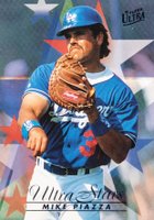 1996 Ultra #587 Mike Piazza Baseball Card