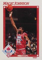 1991 Hoops #266 Magic Johnson Basketball Card