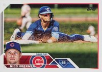 2023 Topps #485 Nico Hoerner Baseball Card