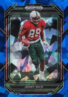 2023 Panini Prizm Draft Picks #51 Jerry Rice Blue Ice Football Card